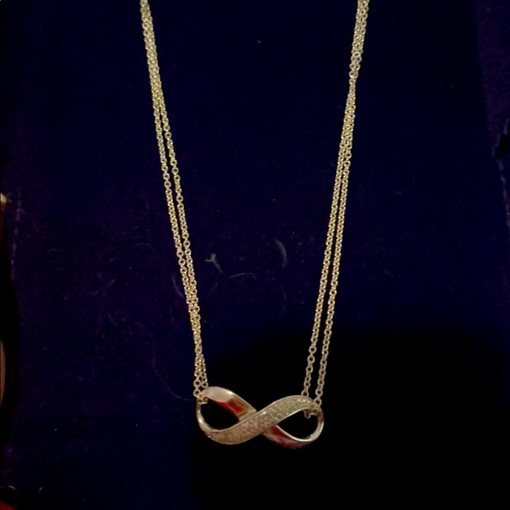 Netaya sterling silver infinity necklace